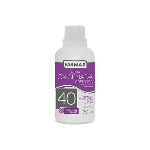 Água Oxigenada Cremosa Farmax 40 Volumes Com 70Ml 70Ml