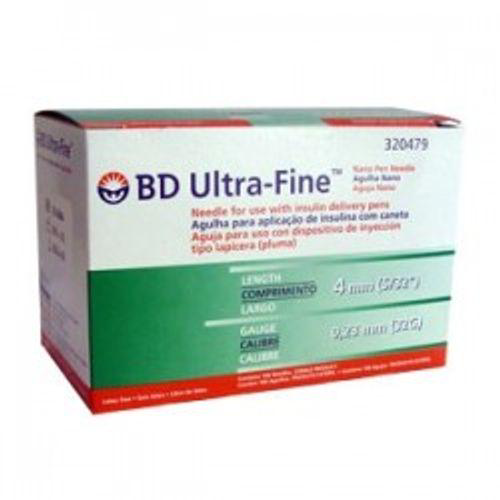 Imagem do produto Agulha - Bd Para Caneta Nano 4Mm Com 100 Unidades