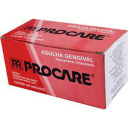 Agulha Gengival 30G Curta C/100 Un Procare 180522M V 18/05/27
