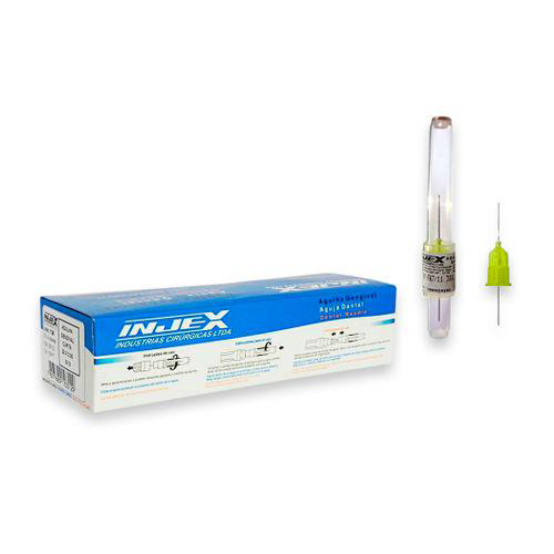 Imagem do produto Agulha Gengival Estéril Descartável Curta 30G Injex