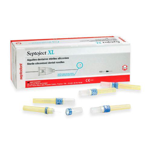 Imagem do produto Agulha Gengival Septoject Xl Com 100 Septodont Agulha Gengival Septoject Xl Curta 30G 0,30 X 23 Septodont