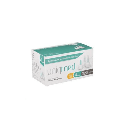 Imagem do produto Agulha Uniqmed Universal Curta 31G 8Mm C/100 Agulhas