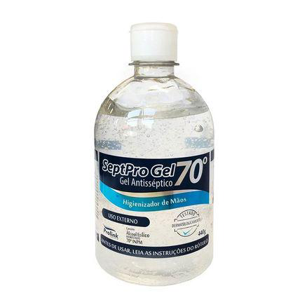 Álcool Em Gel 70% Antisséptico Higienizador De Mãos 440G