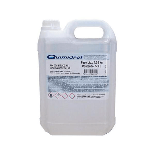 Imagem do produto Álcool Em Gel 70% Quimidrol 5,1L