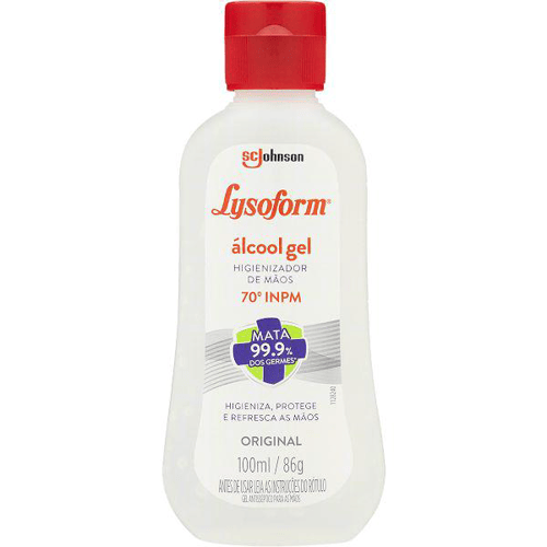 Imagem do produto Álcool Em Gel Lysoform Higienizador Para As Mãos Neutro 100Ml
