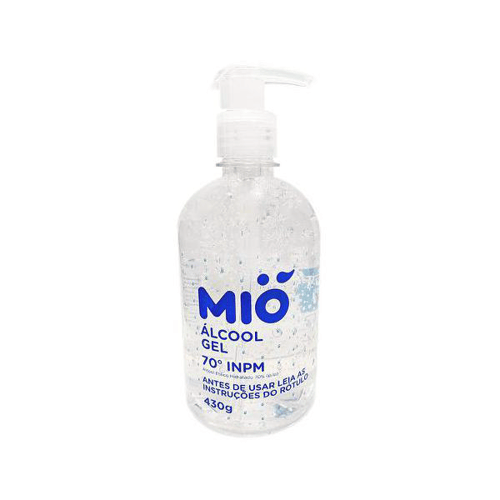 Álcool Gel 70% Mió Antisséptico 430G