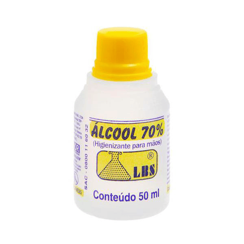 Álcool - Solução 50Ml 70% Lbs