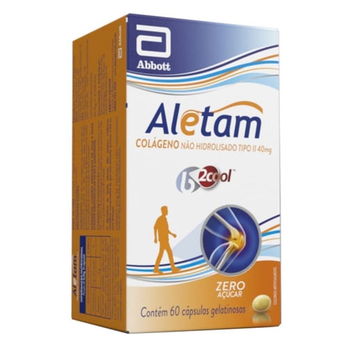 Imagem do produto Aletam Colágeno Tipo 2 40Mg Com 60 Cápsulas