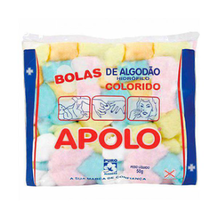 Algodao - Bola Colorido 50G