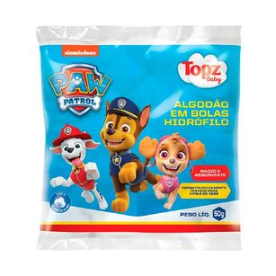 Imagem do produto Algodão Em Bolas Topz Baby Patrulha Canina 50G 50G