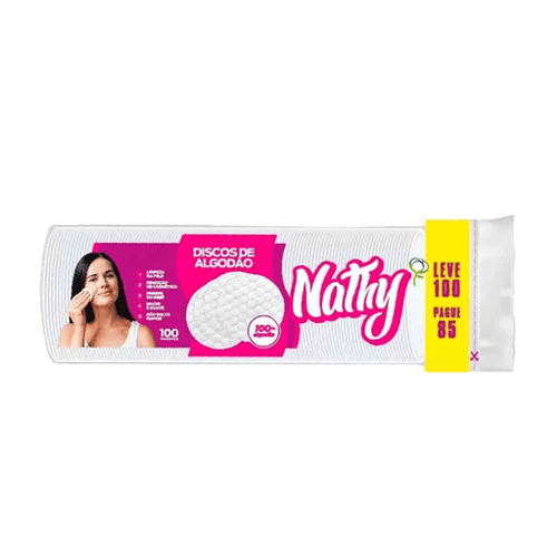 Imagem do produto Algodão Em Disco 100 Unidades Nathy