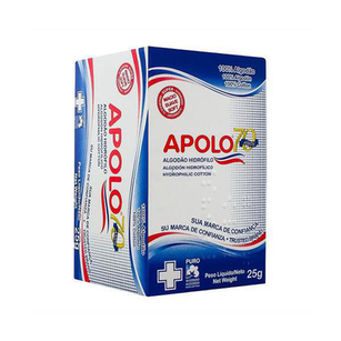 Algodão Hidrófilo Apolo Com 25G