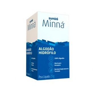 Imagem do produto Algodão Minná Hidrófilo 25G