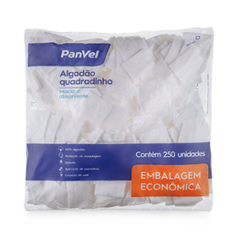 Imagem do produto Algodão Quadradinho Panvel Com 250 Unidades Panvel Farmácias