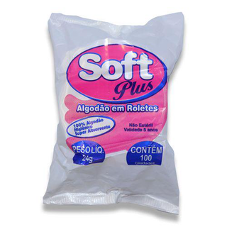 Imagem do produto Algodão Rolete Com 100 24Gr Soft Plus