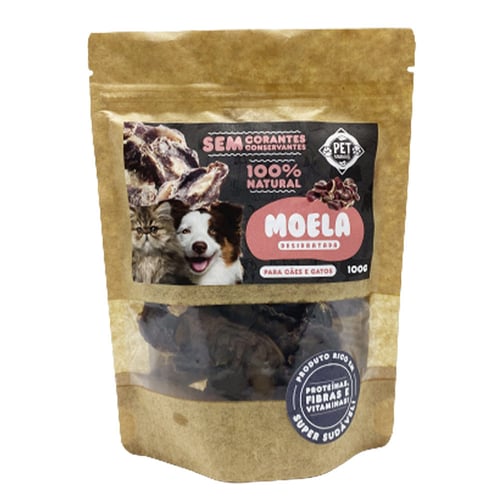 Imagem do produto Alimento Natural Pet Saudável Desidratado Moela 100G