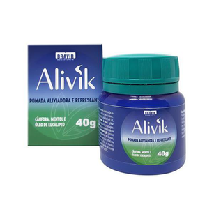 Imagem do produto Alivik Pomada Aliviadora E Refrescante Bravir 40G