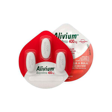 Imagem do produto Alivium 400Mg Com 3 Comprimidos