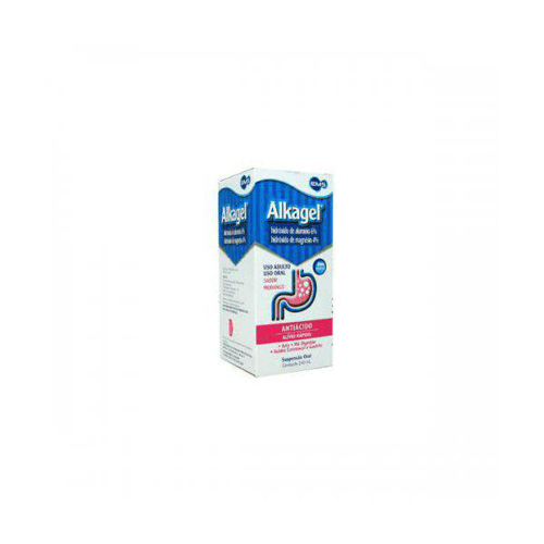 Alkagel - Suspensão Oral Sabor Morango Com 240 Ml