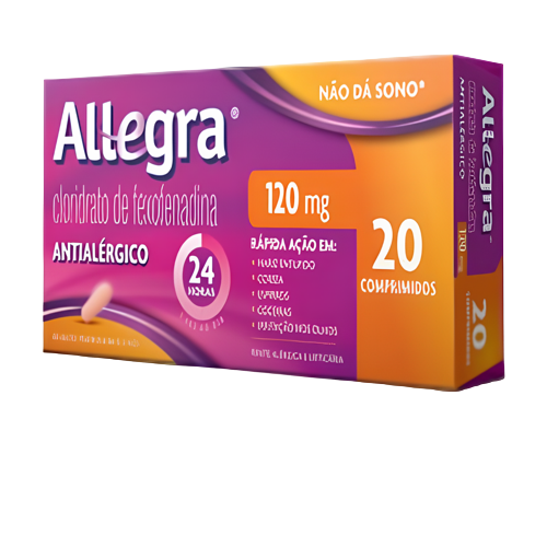 Imagem do produto Allegra 120Mg - 20 Comprimidos Revestidos