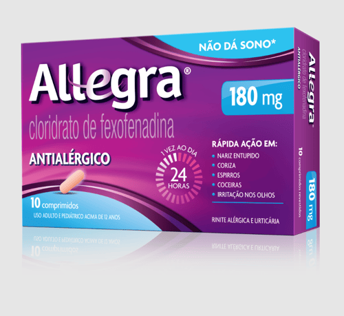 Allegra - 180Mg 10 Comprimidos