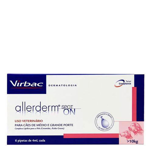 Imagem do produto Allerderm Spot On Hidratante Para Cães E Gatos Allerderm Spot On 4Ml
