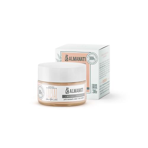 Creme Hidratante Facial Almanati Orgânico Com Aloe Vera 30G