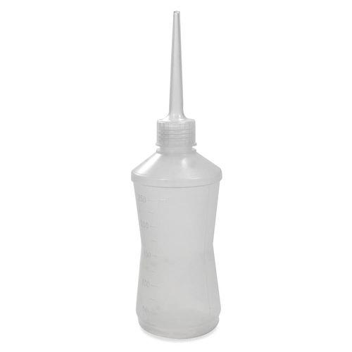 Almotolia Plástica Transparente Com Bico Reto 250 Ml Gg Industria