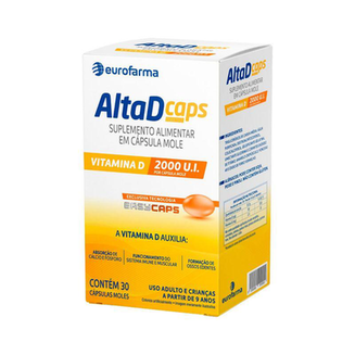Imagem do produto Alta D Caps 2000Ui 30 Capsulas