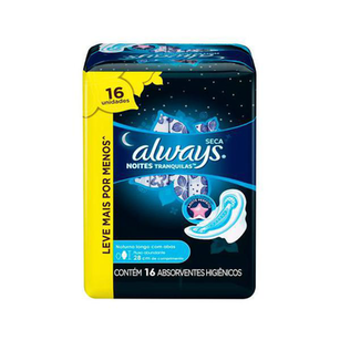 Always Absorvente Externo Active Noturno Com Abas Leve 16 Pague 14