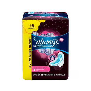 Imagem do produto Always Absorvente Externo Pink Noturno Com Abas Leve 16 Pague 14