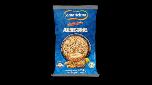 Imagem do produto Amendoim Torrado E Granulado Sem Sal 1,05Kg Pacote Amendoíssimo