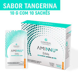 Aminnu Tangerina 10 Sachês De 10G Central Nutrition