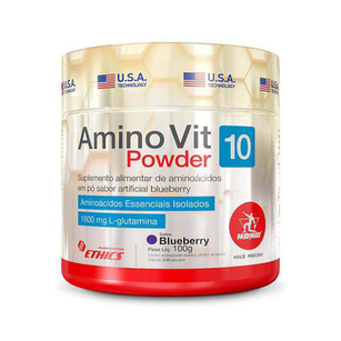 Imagem do produto Amino Vit 10 Powder Eea Midway Labs Blueberry 100G