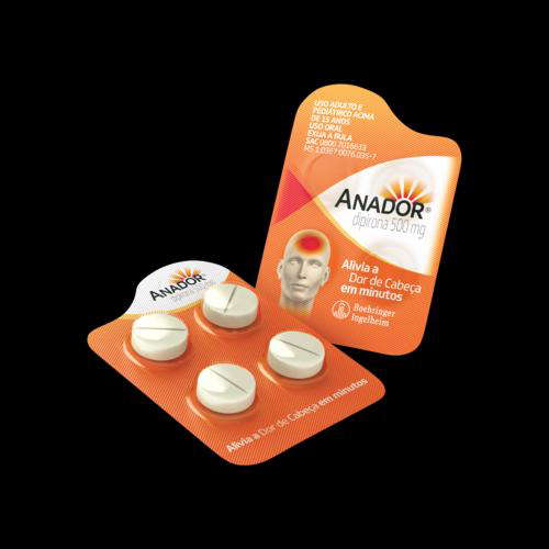 Imagem do produto Anador - 500 Mg 128 Comprimidos