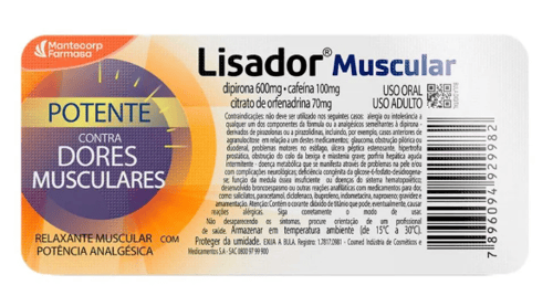 Lisador Muscular - 6 Comprimidos Revestidos