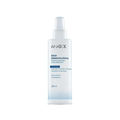 Água Dermatológica Clareadora Anasol Peles Sensíveis 200Ml