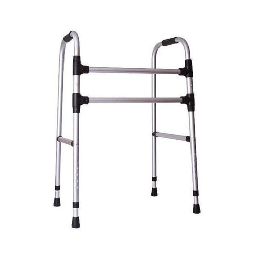 Imagem do produto Andador Fixo 2 Barras Prata Sequencial