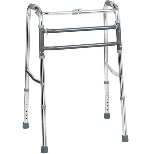 Imagem do produto Andador Idoso Adulto 130Kg Aluminio Dobravel Regulavel Articulavel D10 Dellamed