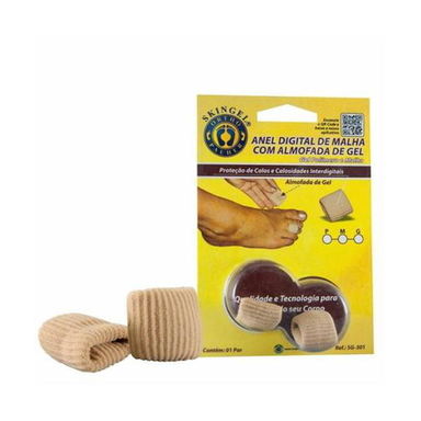 Anel Digital De Malha Com Almofada Gel Ortho Pauher G