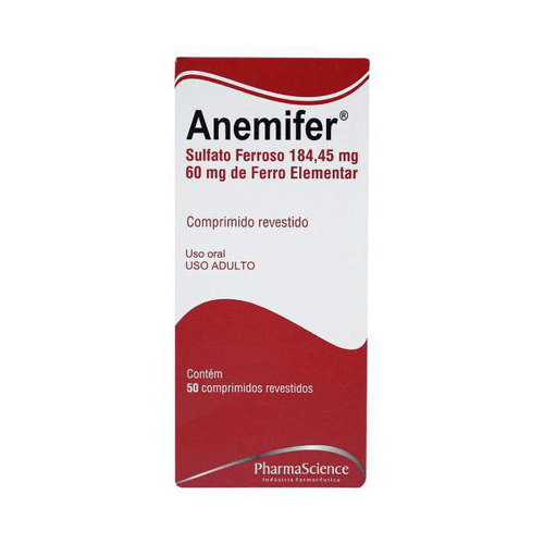 Imagem do produto Anemifer 190Mg 50 Drágeas