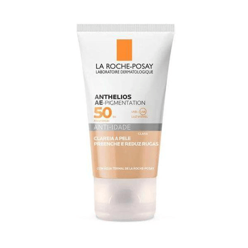 Protetor Solar Facial Anti-Idade La Roche-Posay Anthelios AE-Pigmentation Cor Clara FPS50 40G