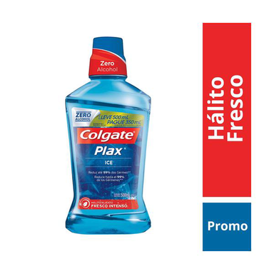 Imagem do produto Antiseptico Bucal Plax Ice Leve 500Ml Pague 350Ml