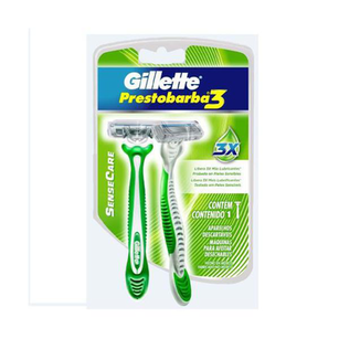 Imagem do produto Aparelho Barbear Gillette Prestobarba3 Sense Care 1 Unidade