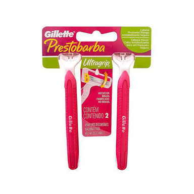 Aparelho Prestobarba Gillette Ultragrip For Women Com 2 Unidades - Ultragrip Movel F.mem 2Un