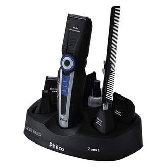 Imagem do produto Aparador E Cortador De Pelos Philco Multi Groom 7 Em 1 9W Bivolt