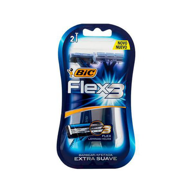 Imagem do produto Aparelho De Barbear Bic Flex 3 Extra Suave Com 2 Unidades
