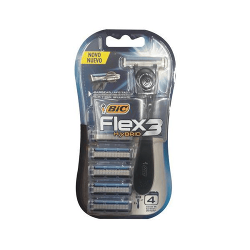 Imagem do produto Aparelho De Barbear Bic Flex 3 Hybrid Extra Suave + 5 Cargas