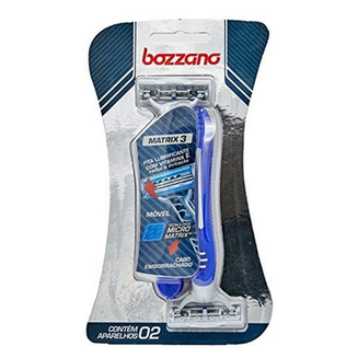 Imagem do produto Aparelho De Barbear Bozzano Matrix 3 2Un