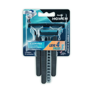 Imagem do produto Aparelho De Barbear Descartavel 2Laminas Panvel Homem Pack